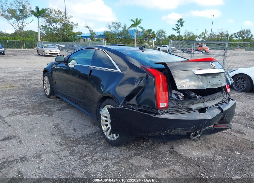 2012 CADILLAC CTS STANDARD VIN: 1G6DA1E39C0154186