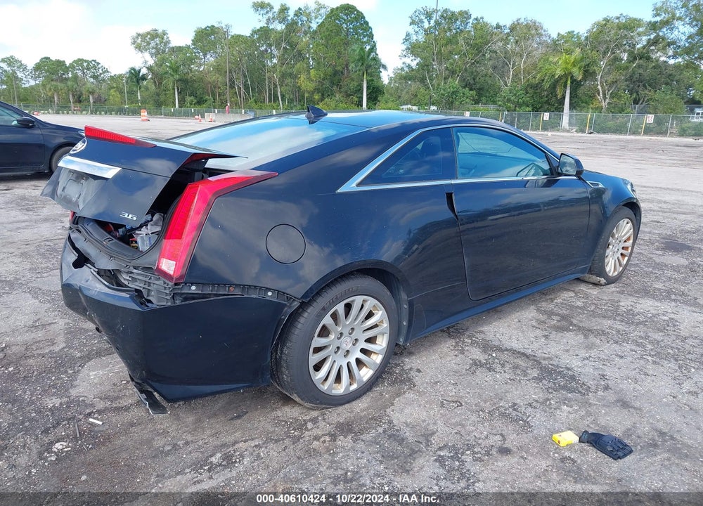 2012 CADILLAC CTS STANDARD VIN: 1G6DA1E39C0154186