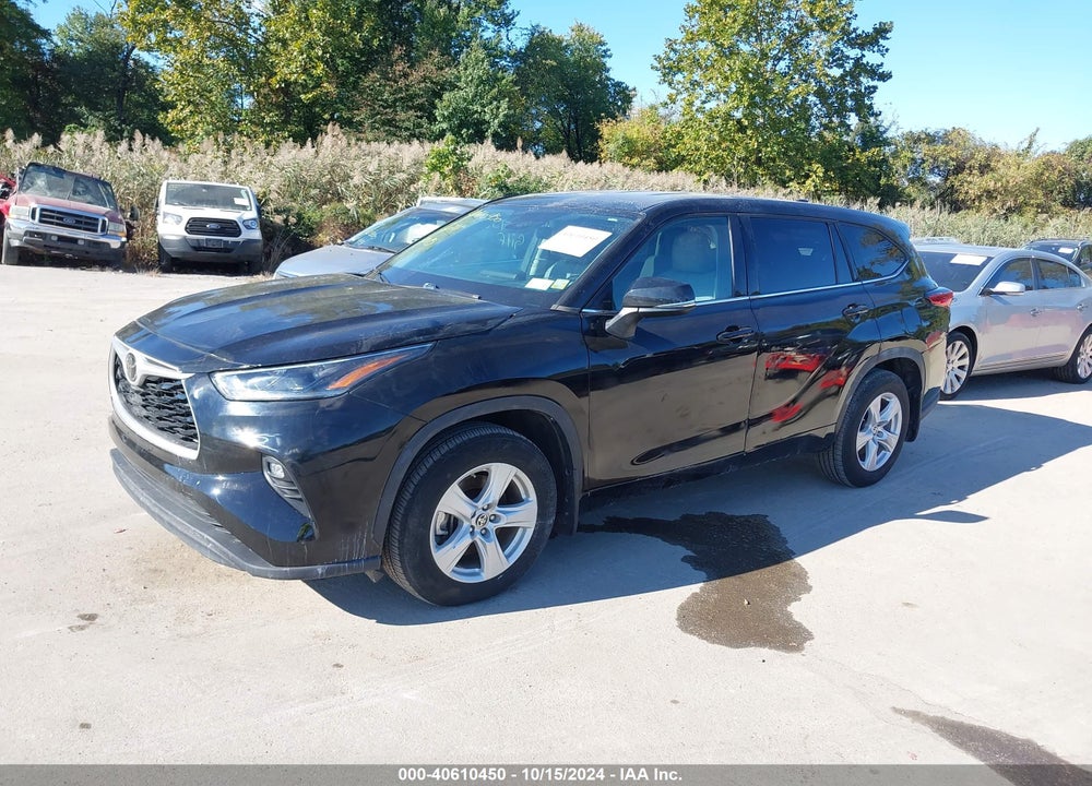 2021 TOYOTA HIGHLANDER LE VIN: 5TDBZRBH1MS529661