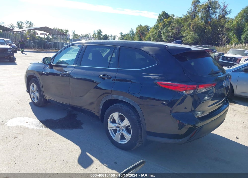 2021 TOYOTA HIGHLANDER LE VIN: 5TDBZRBH1MS529661