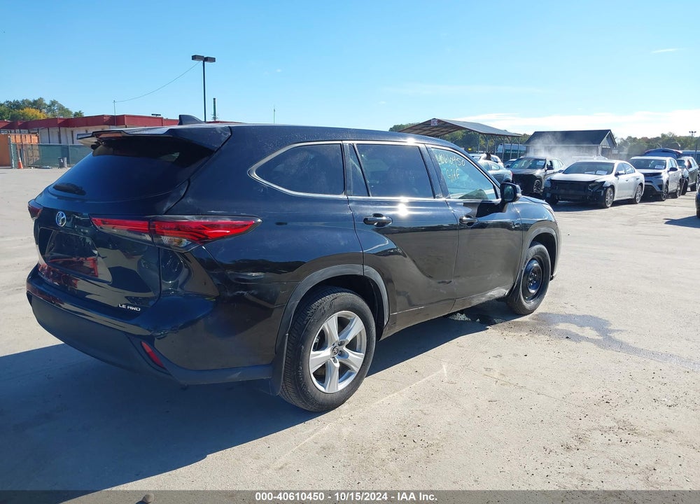 2021 TOYOTA HIGHLANDER LE VIN: 5TDBZRBH1MS529661