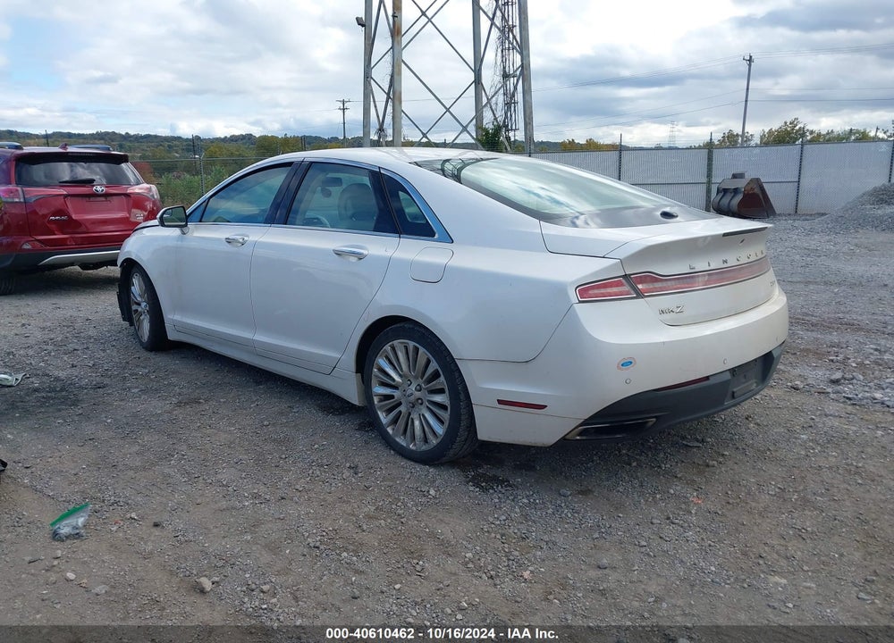 2014 LINCOLN MKZ VIN: 3LN6L2G93ER812123