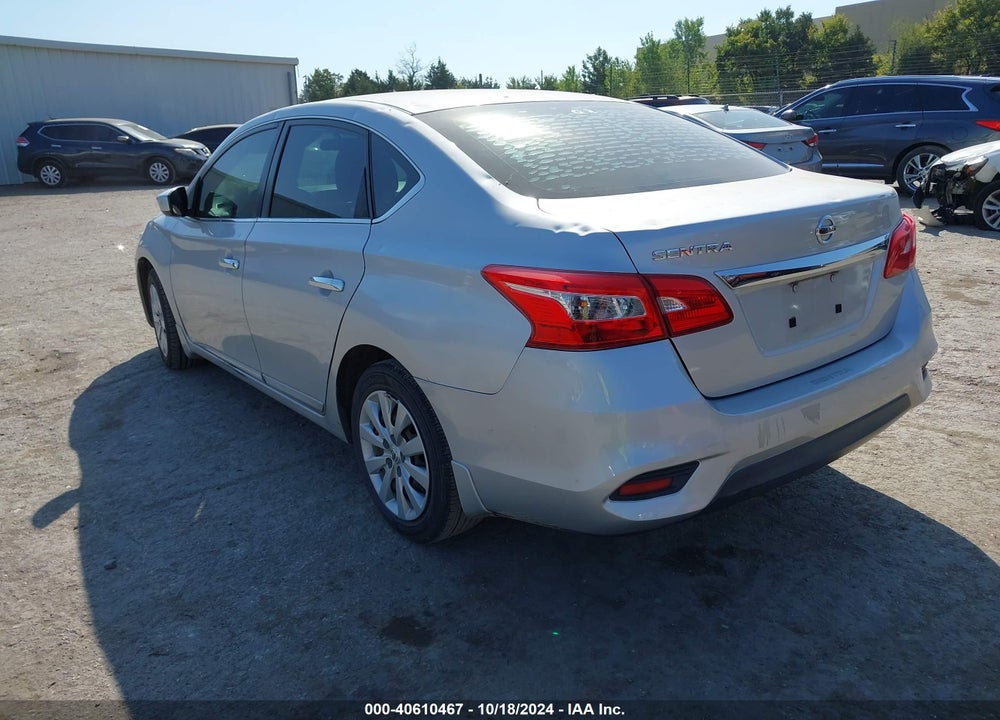 2017 NISSAN SENTRA S VIN: 3N1AB7AP3HY316337