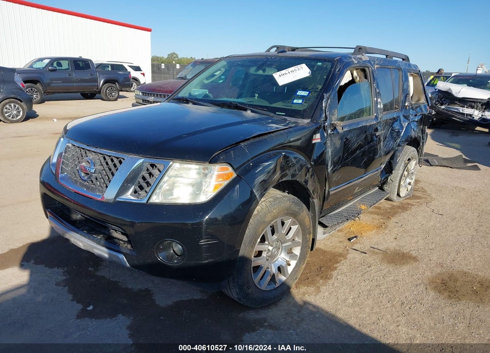 2010 NISSAN PATHFINDER LE VIN: 5N1AR1NNXAC600184
