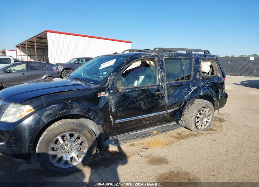 2010 NISSAN PATHFINDER LE VIN: 5N1AR1NNXAC600184