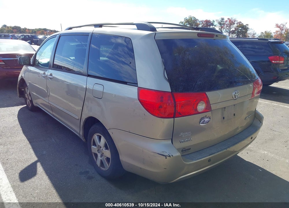 2007 TOYOTA SIENNA LE VIN: 5TDZK23C27S073557