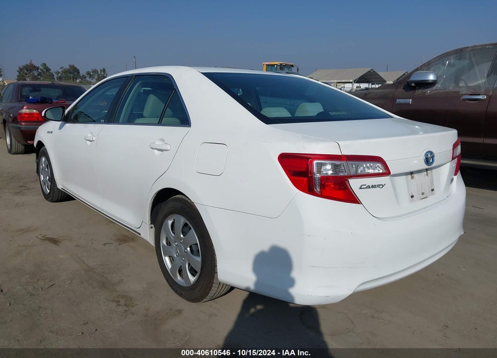 2013 TOYOTA CAMRY HYBRID LE VIN: 4T1BD1FK0DU091678