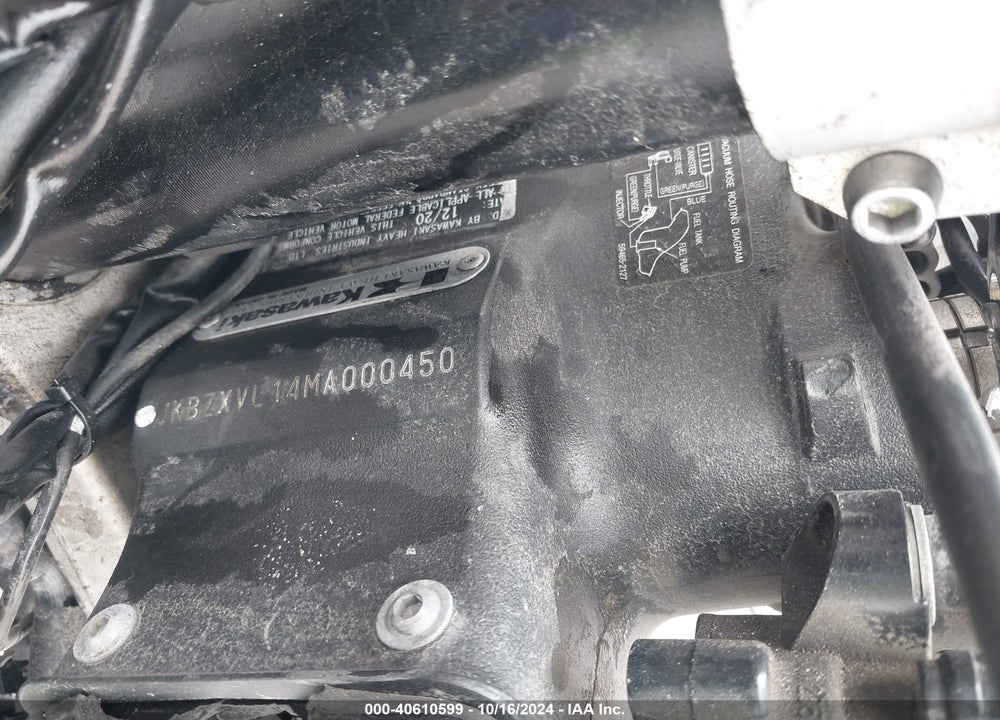 2021 KAWASAKI ZX1002 L VIN: JKBZXVL14MA000450