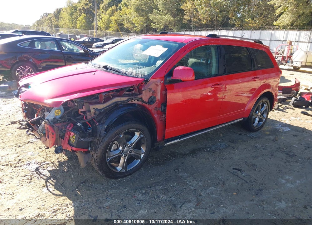 2015 DODGE JOURNEY CROSSROAD VIN: 3C4PDCGG8FT578382