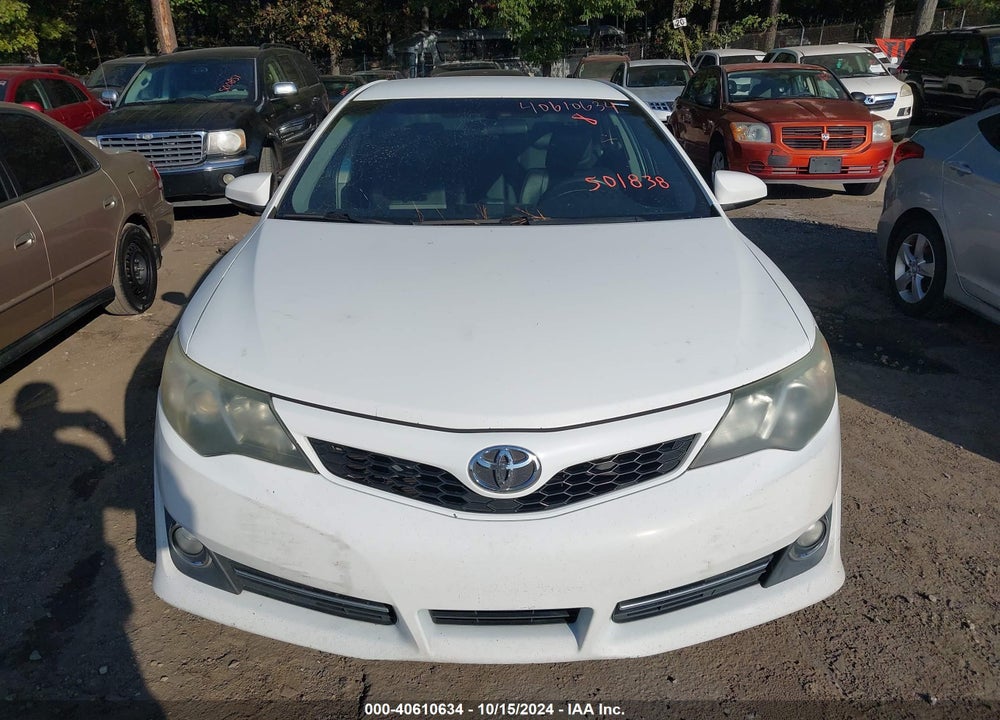 2012 TOYOTA CAMRY SE VIN: 4T1BF1FK9CU501838