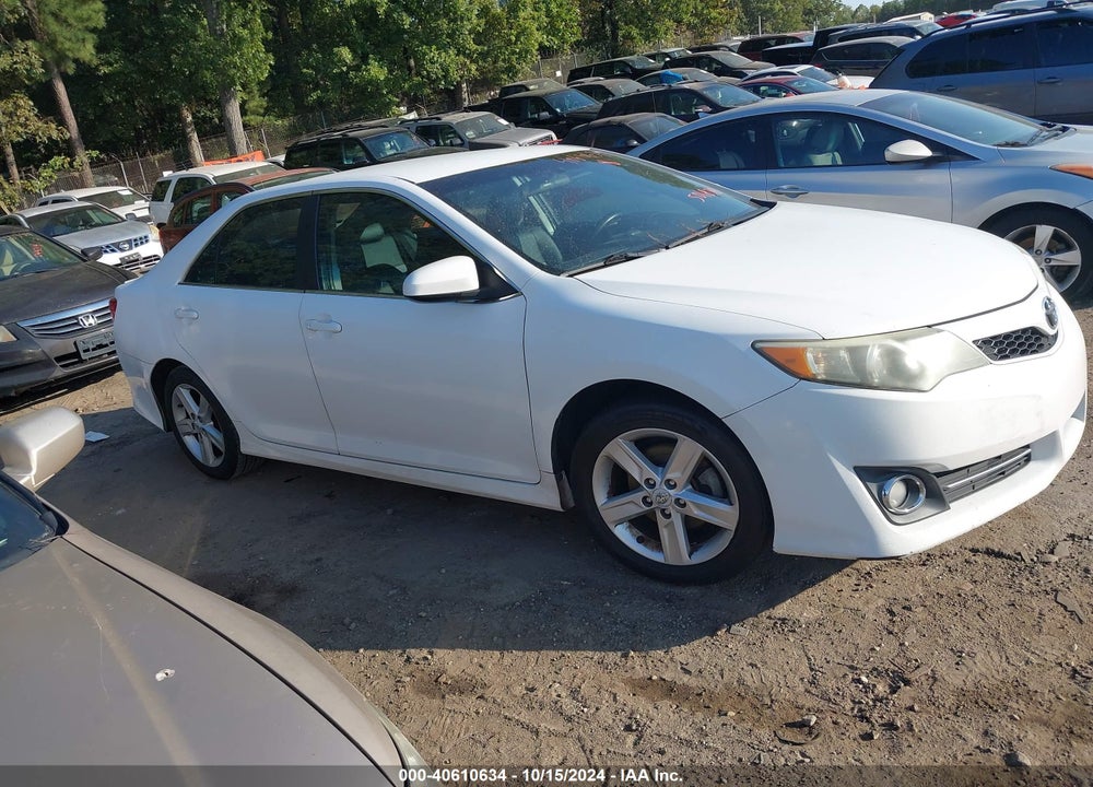 2012 TOYOTA CAMRY SE VIN: 4T1BF1FK9CU501838