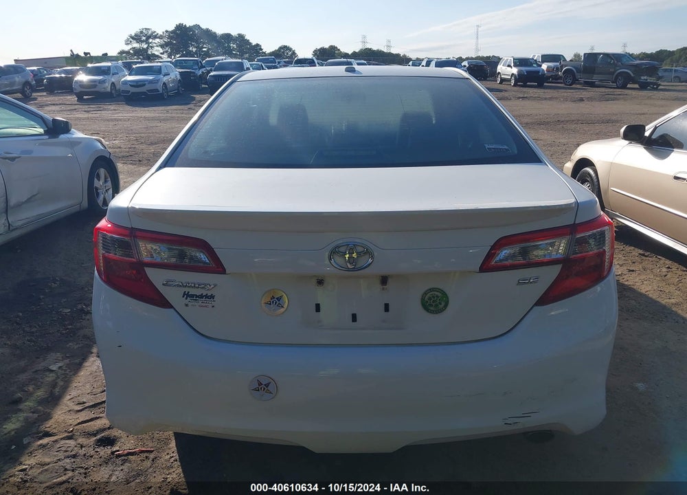 2012 TOYOTA CAMRY SE VIN: 4T1BF1FK9CU501838