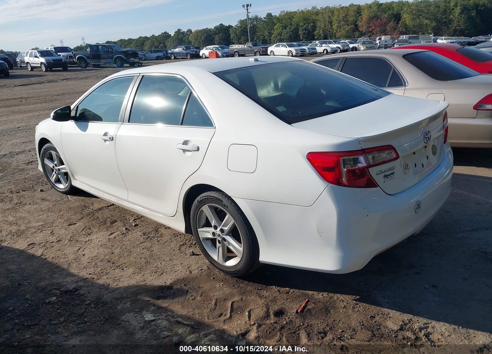 2012 TOYOTA CAMRY SE VIN: 4T1BF1FK9CU501838