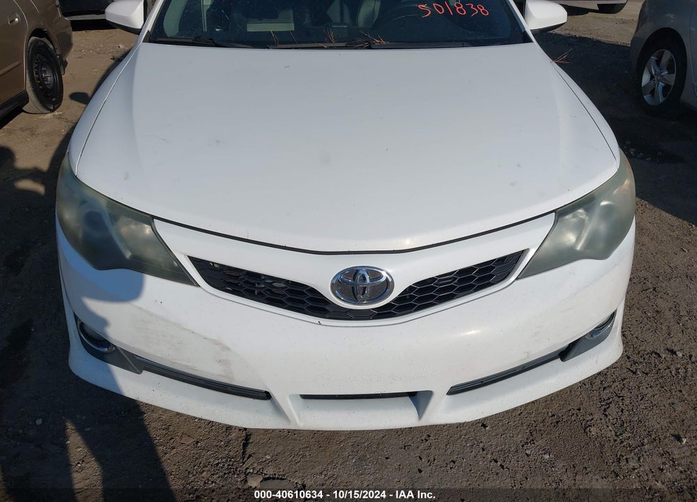 2012 TOYOTA CAMRY SE VIN: 4T1BF1FK9CU501838