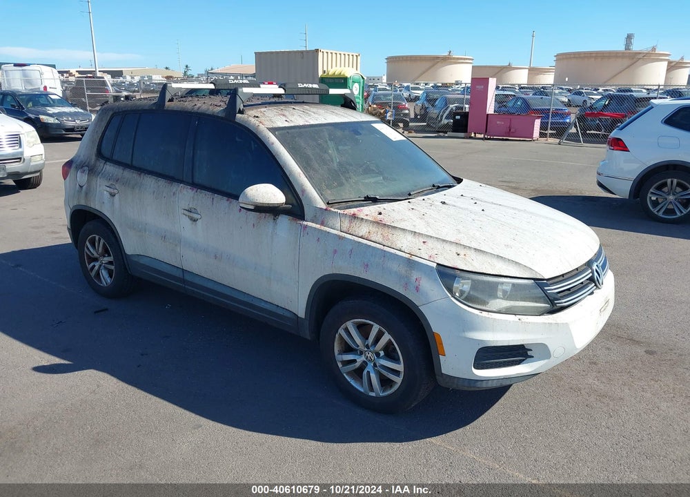 2012 VOLKSWAGEN TIGUAN S VIN: WVGAV7AX4CW537736