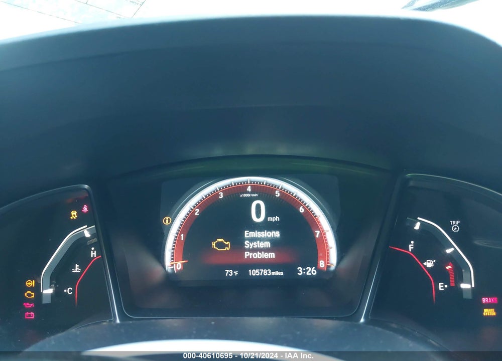 2017 HONDA CIVIC SI VIN: 2HGFC1E55HH705476