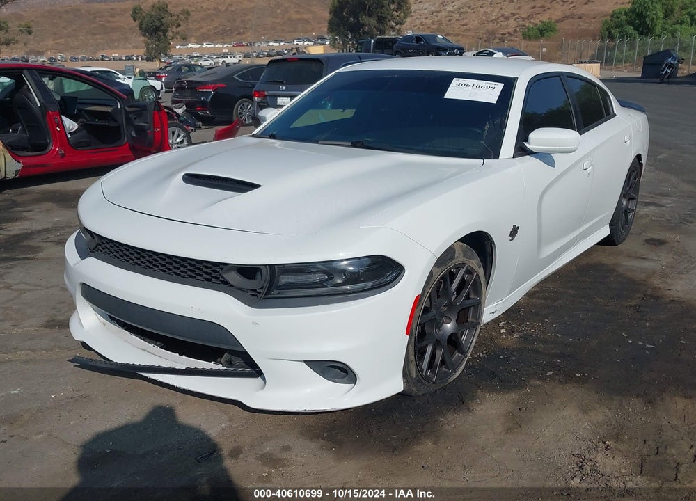 2018 DODGE CHARGER R/T SCAT PACK RWD VIN: 2C3CDXGJ1JH297595