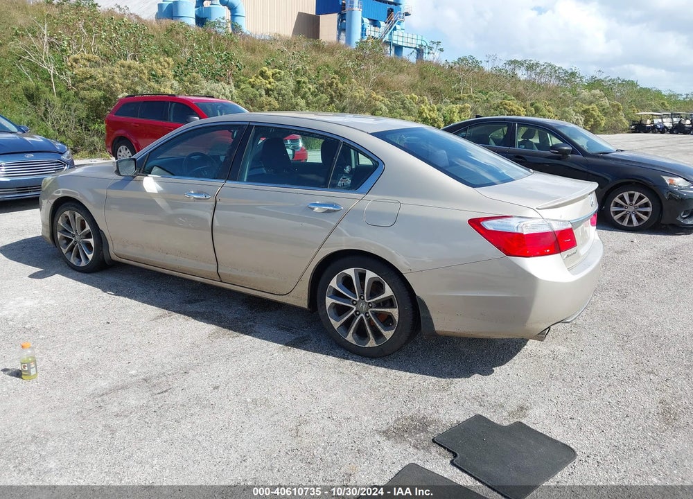 2013 HONDA ACCORD SPORT VIN: 1HGCR2F53DA075570