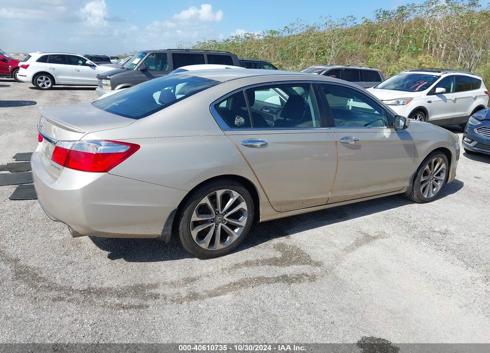 2013 HONDA ACCORD SPORT VIN: 1HGCR2F53DA075570