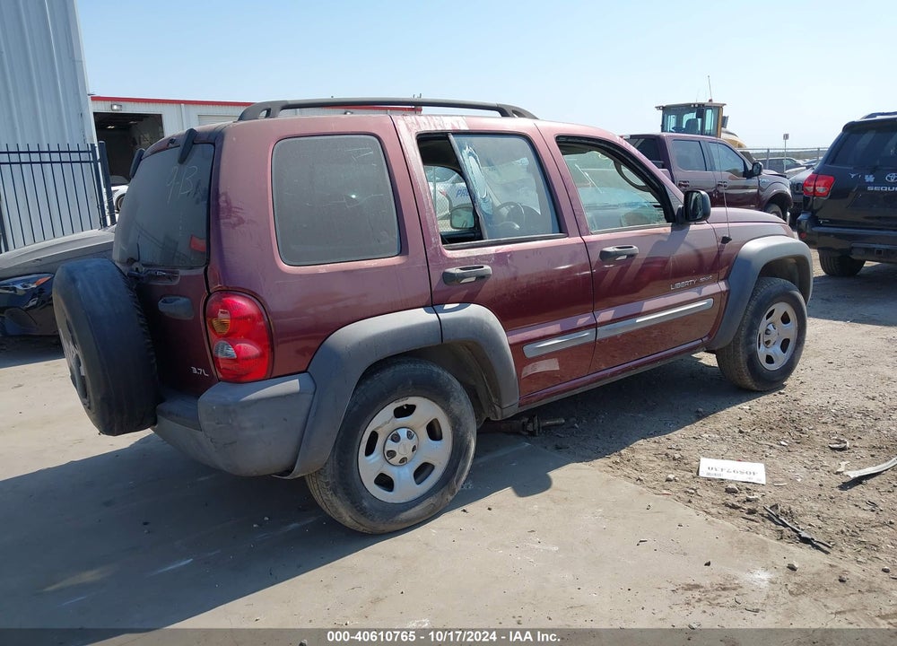 2003 JEEP LIBERTY SPORT VIN: 1J4GK48K03W565897