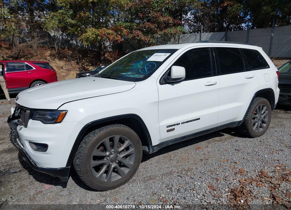 2016 JEEP GRAND CHEROKEE LIMITED 75TH ANNIVERSARY VIN: 1C4RJFBG7GC372235