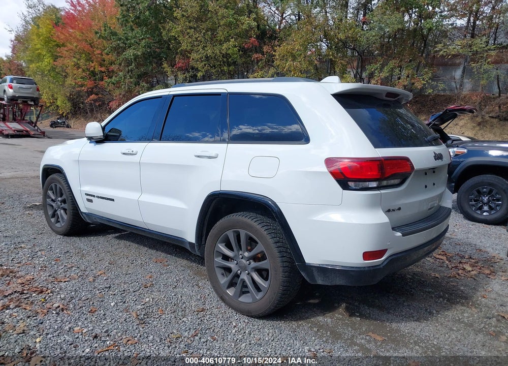 2016 JEEP GRAND CHEROKEE LIMITED 75TH ANNIVERSARY VIN: 1C4RJFBG7GC372235