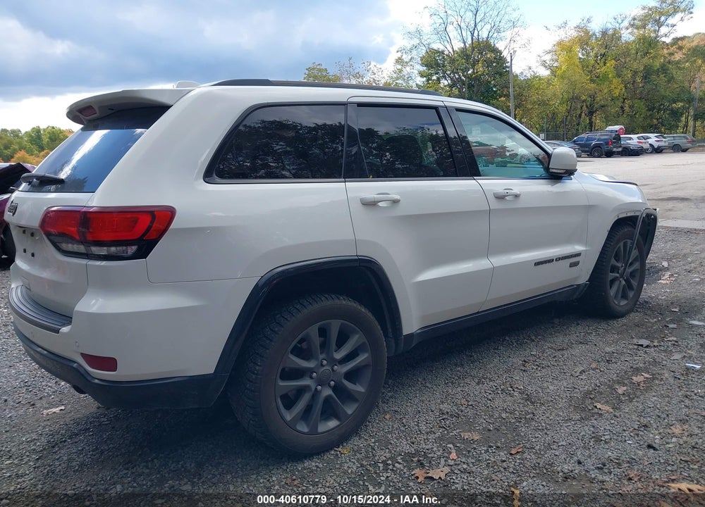 2016 JEEP GRAND CHEROKEE LIMITED 75TH ANNIVERSARY VIN: 1C4RJFBG7GC372235