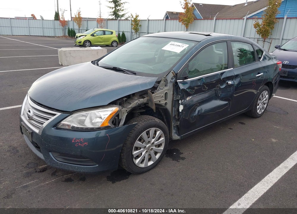 2015 NISSAN SENTRA SV VIN: 3N1AB7APXFY264427