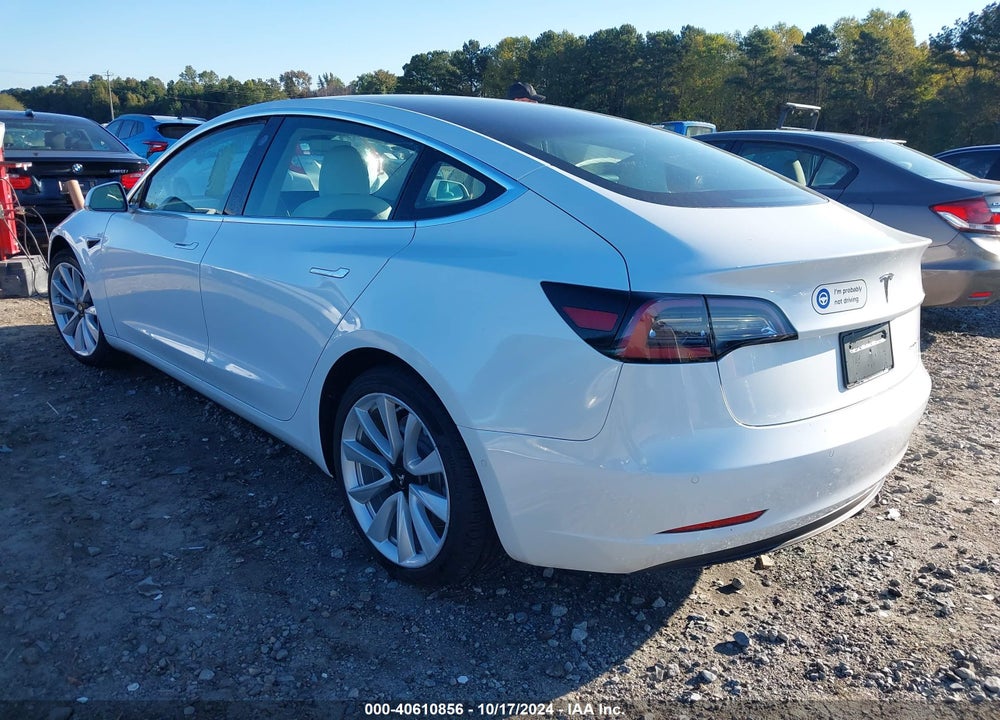 2020 TESLA MODEL 3 LONG RANGE DUAL MOTOR ALL-WHEEL DRIVE VIN: 5YJ3E1EB8LF640607