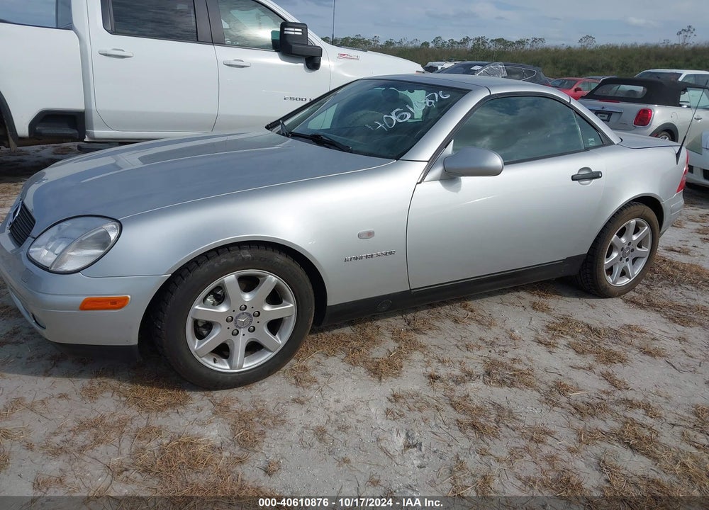 1999 MERCEDES-BENZ SLK 230 KOMPRESSOR VIN: WDBKK47F4XF130096