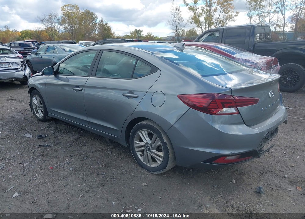 2019 HYUNDAI ELANTRA SEL VIN: KMHD84LF4KU772512