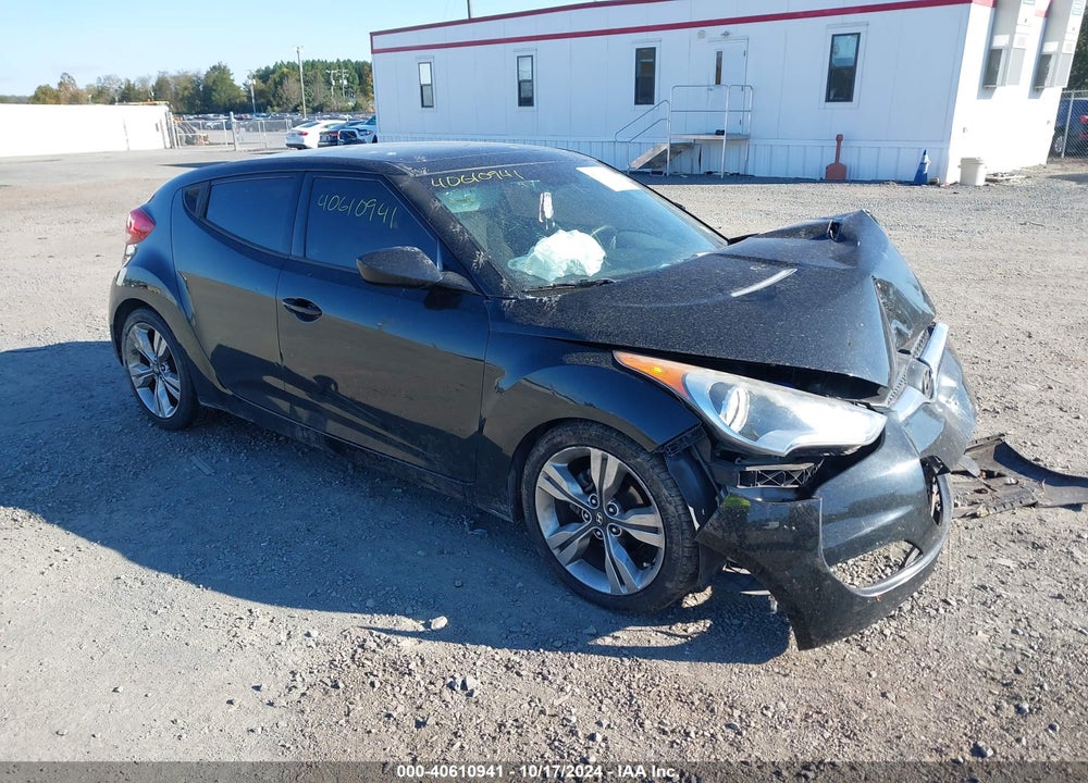 2012 HYUNDAI VELOSTER BASE W/GRAY VIN: KMHTC6AD4CU051700