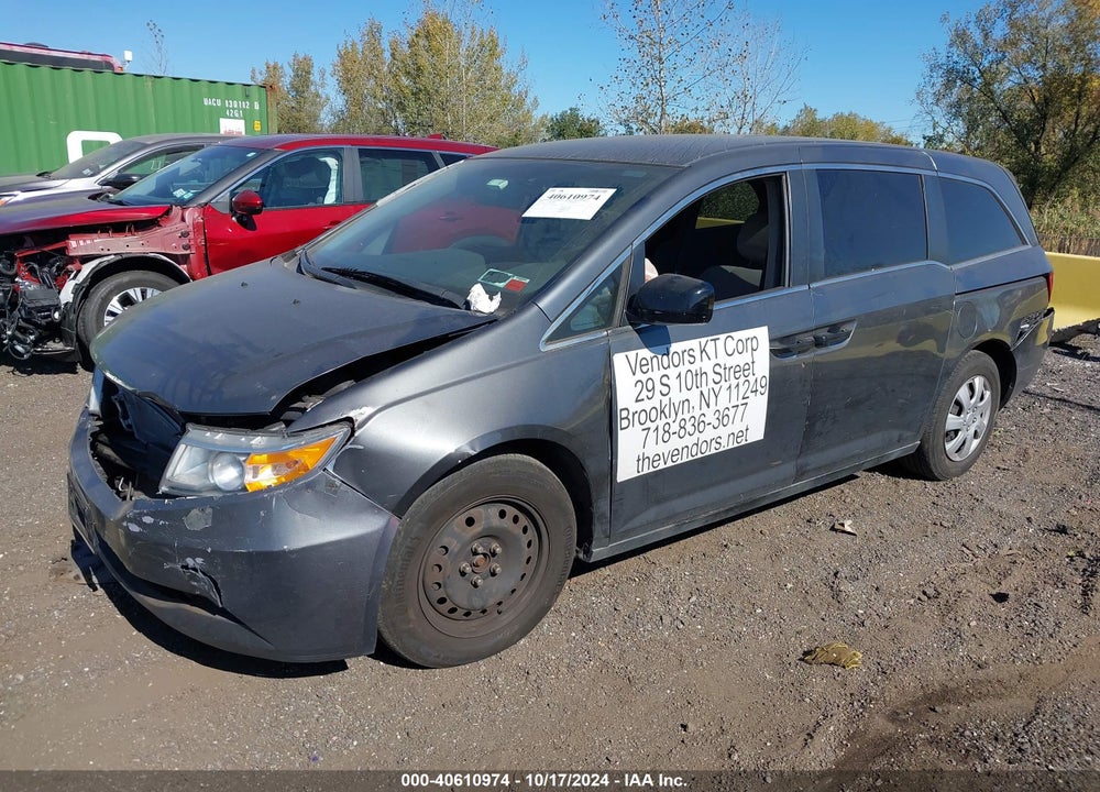 2012 HONDA ODYSSEY LX VIN: 5FNRL5H25CB064476