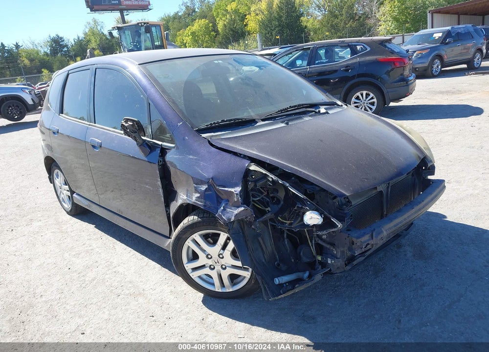 2008 HONDA FIT SPORT VIN: JHMGD37618S058356