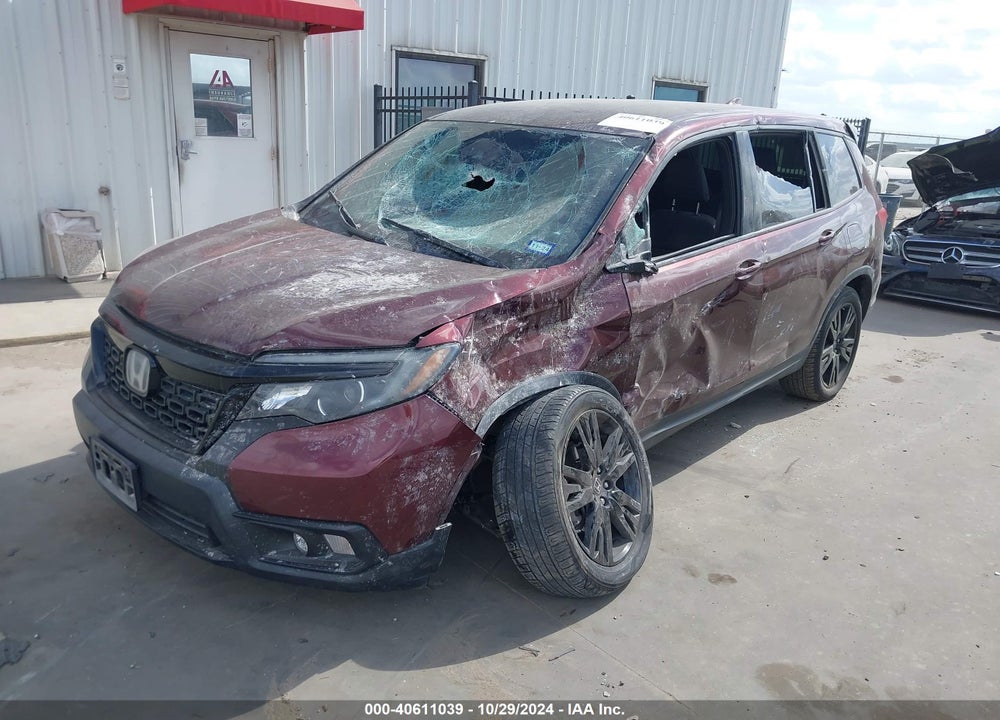 2019 HONDA PASSPORT SPORT VIN: 5FNYF7H28KB005046