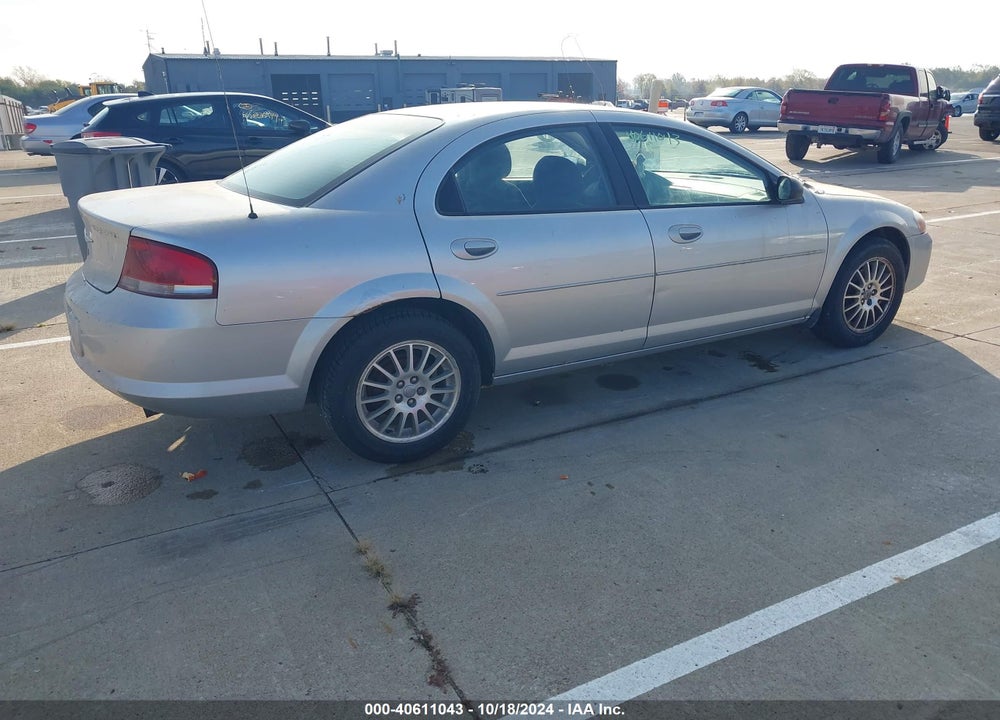 2004 CHRYSLER SEBRING LXI VIN: 1C3EL56R24N314374