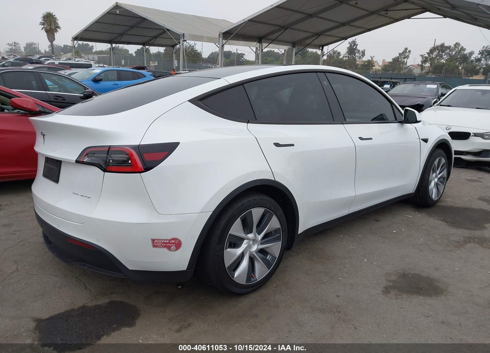 2021 TESLA MODEL Y LONG RANGE DUAL MOTOR ALL-WHEEL DRIVE VIN: 5YJYGDEE1MF118060