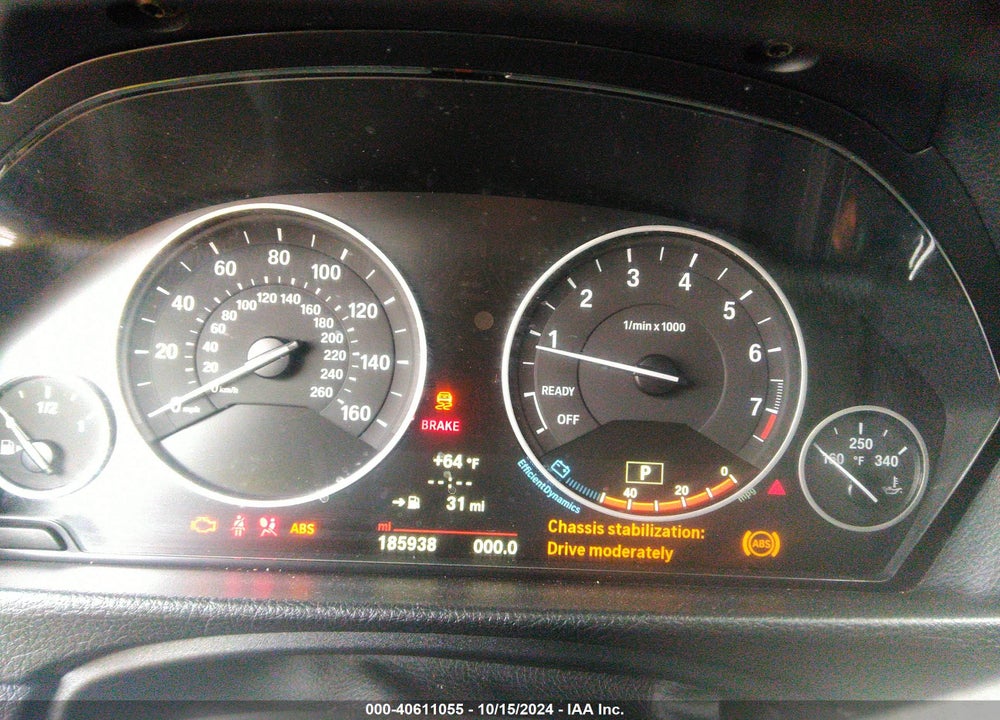2014 BMW 328I XDRIVE VIN: WBA3B5G58ENS08172