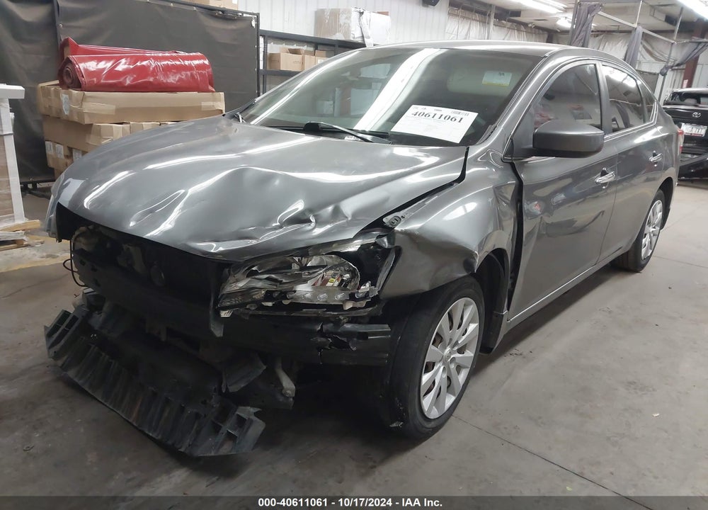 2015 NISSAN SENTRA S VIN: 3N1AB7AP9FY245920