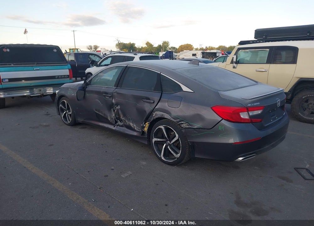 2019 HONDA ACCORD SPORT VIN: 1HGCV1F33KA042151