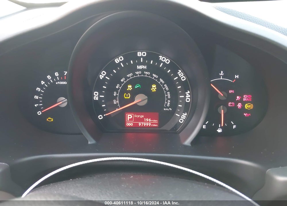 2012 KIA SPORTAGE LX VIN: KNDPB3A23C7198160