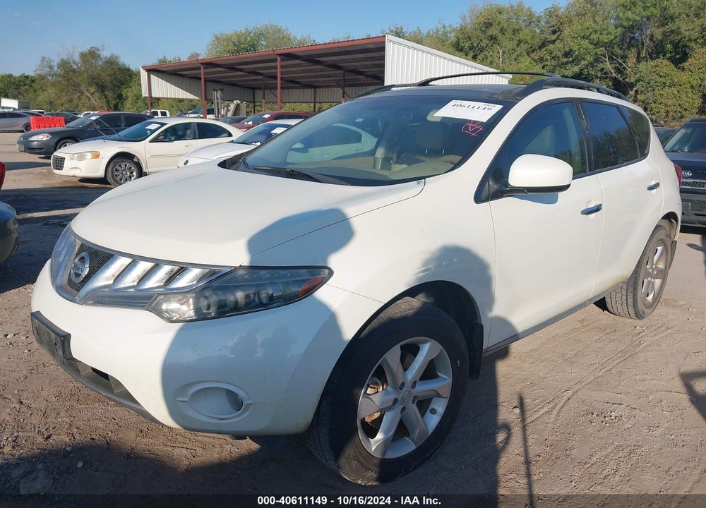 2010 NISSAN MURANO VIN: JN8AZ1MUXAW005769