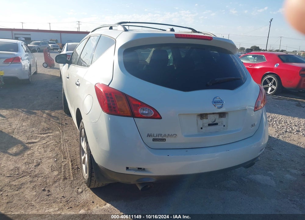2010 NISSAN MURANO VIN: JN8AZ1MUXAW005769