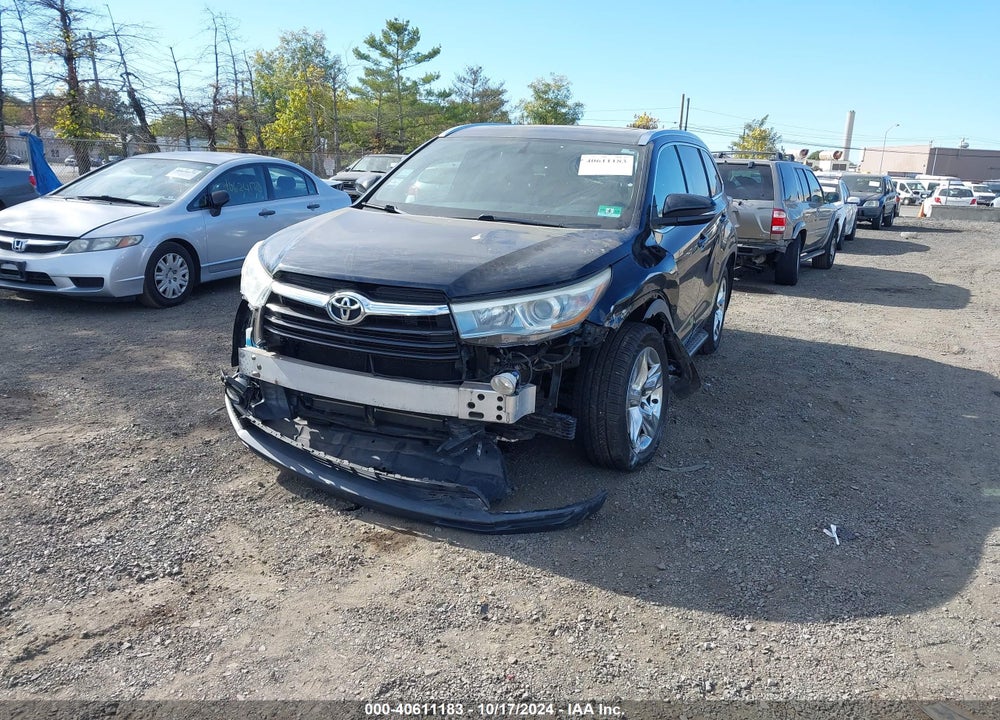2014 TOYOTA HIGHLANDER LIMITED V6 VIN: 5TDDKRFH3ES023211