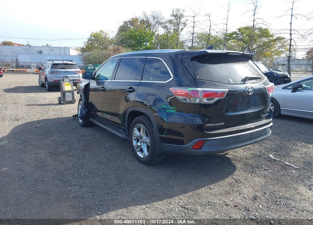 2014 TOYOTA HIGHLANDER LIMITED V6 VIN: 5TDDKRFH3ES023211