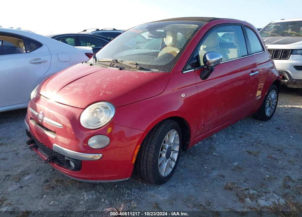 2013 FIAT 500C LOUNGE VIN: 3C3CFFER5DT514977
