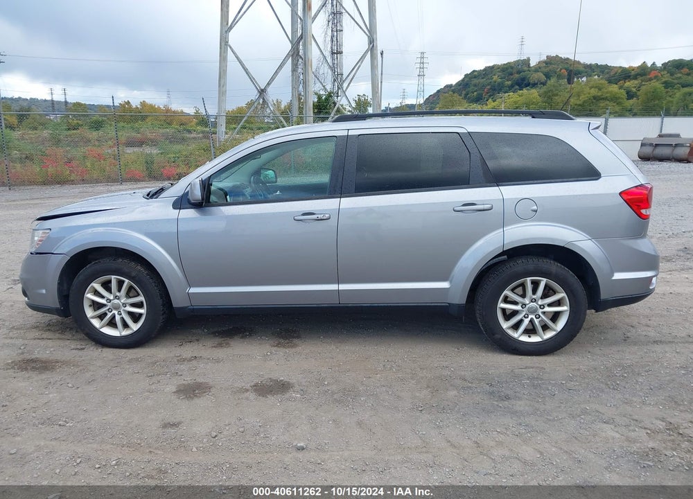 2016 DODGE JOURNEY SXT VIN: 3C4PDDBG3GT141999