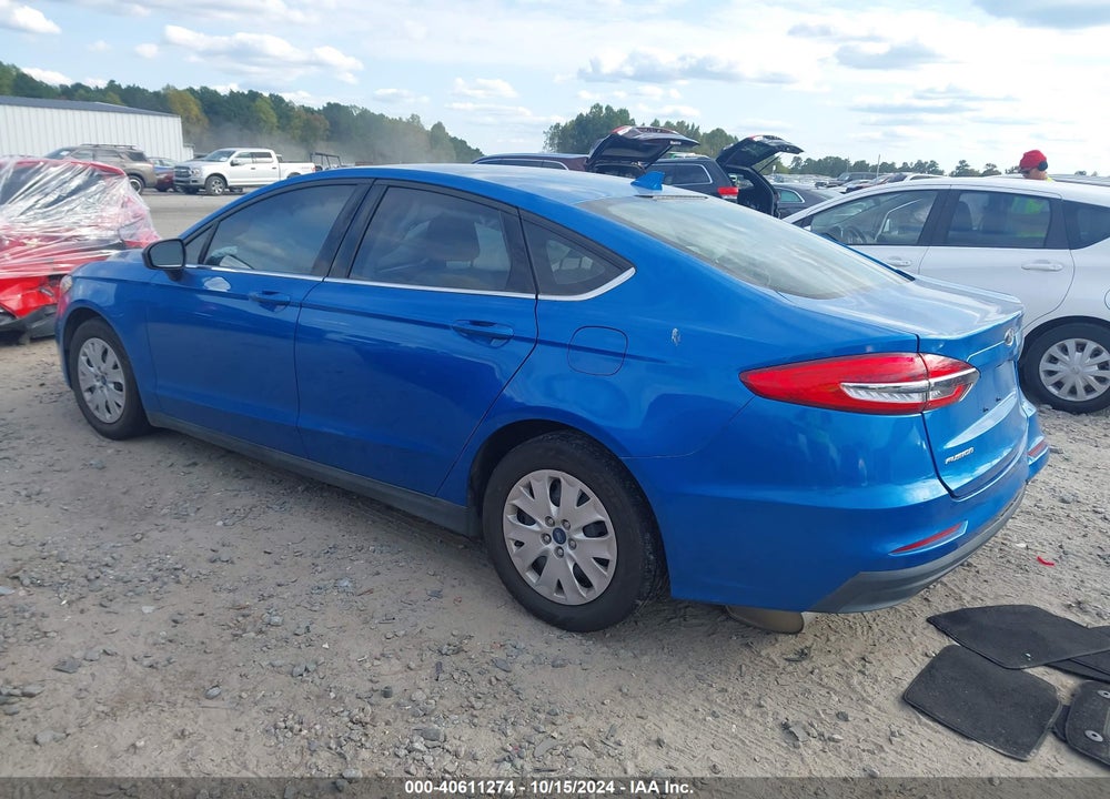 2020 FORD FUSION S VIN: 3FA6P0G76LR222481