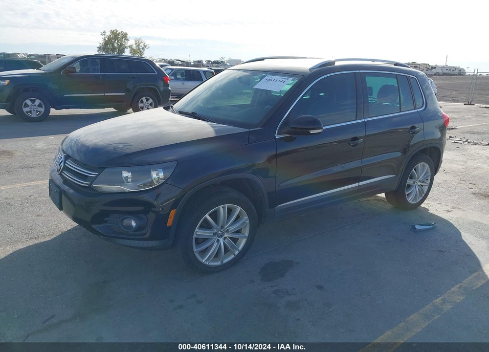 2012 VOLKSWAGEN TIGUAN SE VIN: WVGBV7AX4CW545355
