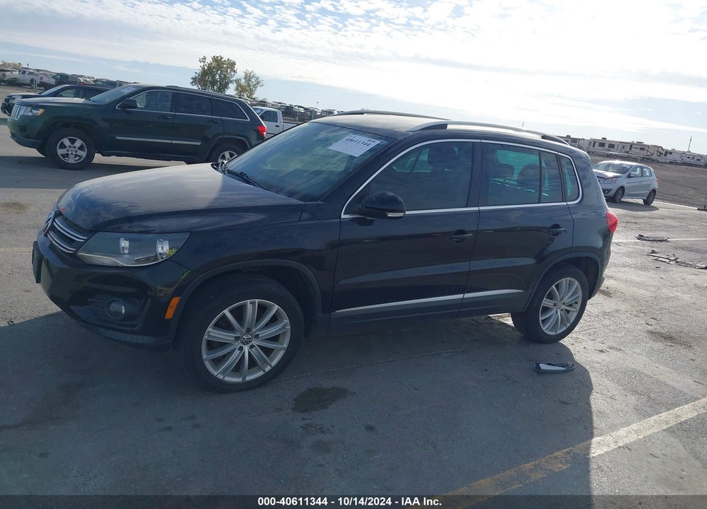 2012 VOLKSWAGEN TIGUAN SE VIN: WVGBV7AX4CW545355
